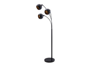 Monarch Specialties Lighting, Sleek Metal Floor Lamp With Marble Base, 71" Tall Adjustable Shade For Reading & Task Lighting BLACK I 9648