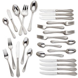 Lenox Gorham Melon Bud Frosted 45-Piece Flatware Set Metallic, STAINLESS METAL 846854