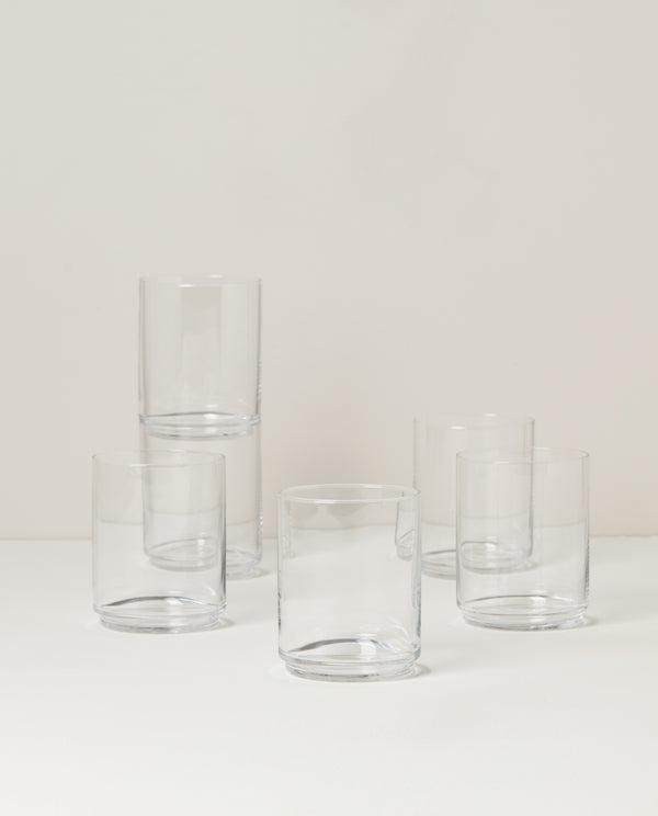 Lenox Tuscany Classics Stackable 6-Piece Tall Glasses Clear, NO COLOR GLASS,CRYSTAL 893860