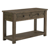 Homelegance By Top-Line Niccolo 48" Console Table Grey Wood