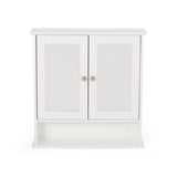 Christopher Knight Home® - Noble House - Haswell Modern 2 Door Medicine Cabinet with Mirrors