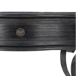 Bernhardt Bernhardt Villa Toscana Ember Nightstand With Distressed Italian Design, Serpentine Drawer & Metal Scrollwork 302218B