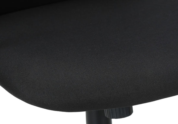 Monarch Specialties Office Executive Chair With High-Back Ergonomic Support, Breathable Fabric, Tilt & Smooth Casters BLACK I 7354