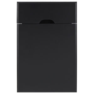 Homelegance By Top-Line Cerie 1-Drawer Side Table with Charging Station Black Wood