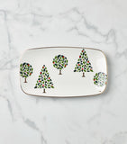 Lenox Kate Spade Evergreen Hors D'oeuvres Tray White, IVORY PORCELAIN 895359