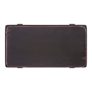 Homelegance By Top-Line Barrett Saddle Seat 18-inch Backless Stools (Set of 2) Black Rubberwood