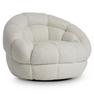 Bernhardt Bernhardt Coco Swivel Chair — Oversized Plush Channel Tufting, 360° Smooth Base For Luxe Comfort & Style B973SO