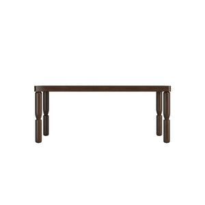 A.R.T. Furniture Verge Rectangular Dining Table – Handcrafted Walnut, Extensible Design, Modern Elegance for Gatherings 337221-1960