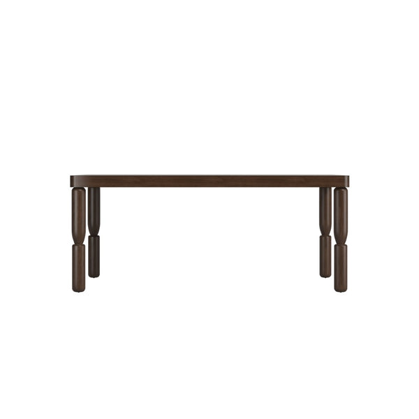 A.R.T. Furniture Verge Rectangular Dining Table – Handcrafted Walnut, Extensible Design, Modern Elegance for Gatherings 337221-1960