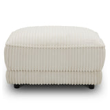 Parker House Parker Living Utopia - Mega Ivory Ottoman with Casters Mega Ivory 100% Polyester (S) SUTP#900-MGIV