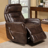 Parker House Parker Living Gemini - Truffle Swivel Glider Recliner Truffle 90% Polyester, 10% PU (W) MGEM#812GS-TRU