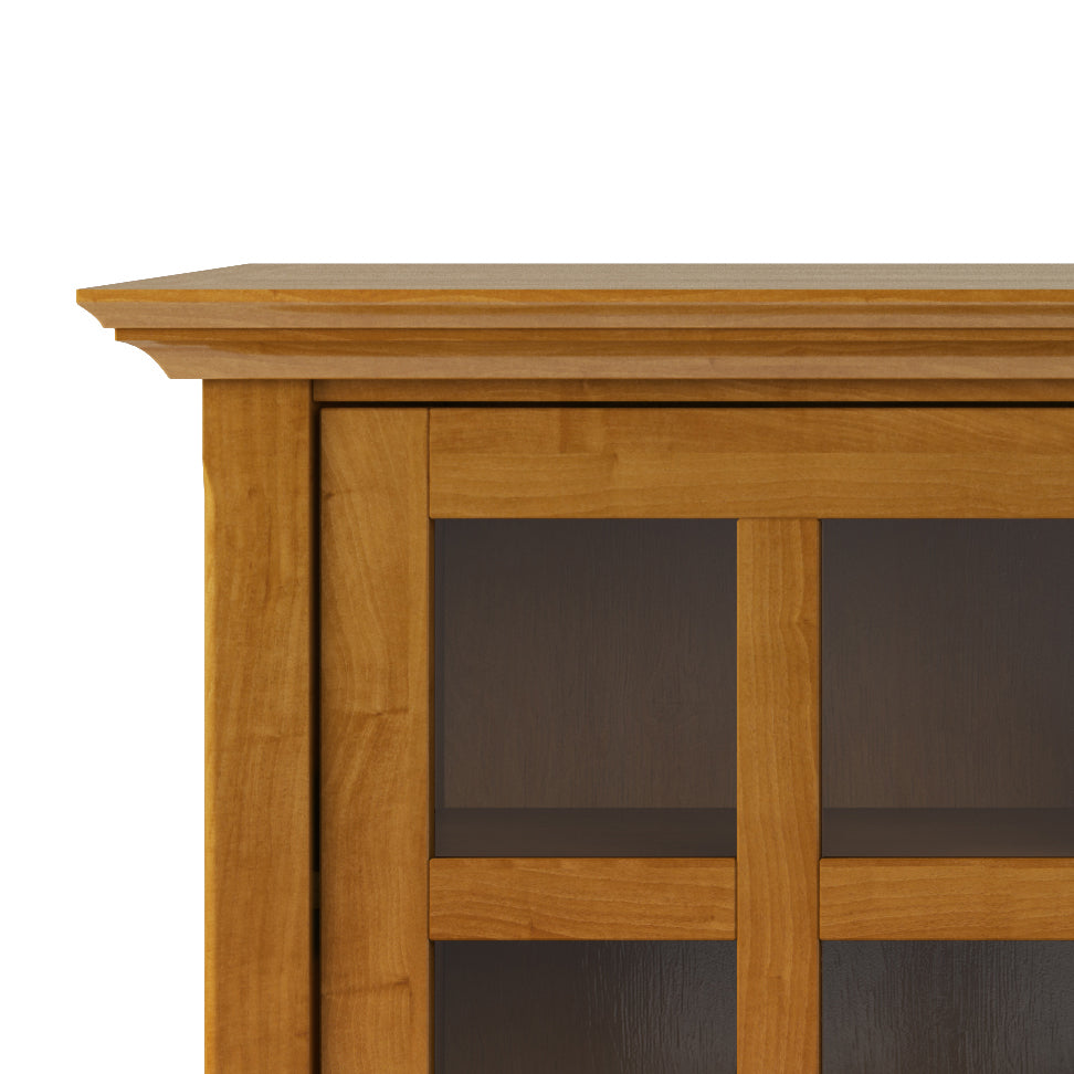 English Elm Acadian 60" Tv Media Stand - Handcrafted Solid Wood Console With Storage & Cable Management Solutions B136P159684