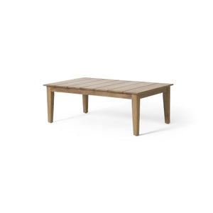 English Elm Christopher Knight Home® - Acacia Rustic Outdoor Coffee Table with Slat Top, Light Brown Acacia Wood, Durable 39.5" L 72767.00MLBRN