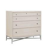 Ashby Place 4-Drawer Bachelor's Chest Natural with Reflection Gray Finish P359123 Pulaski Furniture