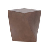 Christopher Knight Home® - Noble House - Abney Outdoor Lightweight Concrete Side Table, Brown