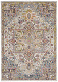 JPR04 Juniper Area Rug: Elegant Persian Medallion Design in Soft Multi-Colored Hues for Every Room