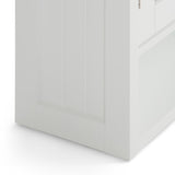 Acadian Double Door Wall Cabinet Pure White B136P158498 Hearth and Haven