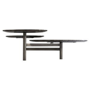 Bernhardt Bernhardt Nez Emperador Marble Cocktail Table — Multi-Level Organic Silhouette, Graphite Base 321026