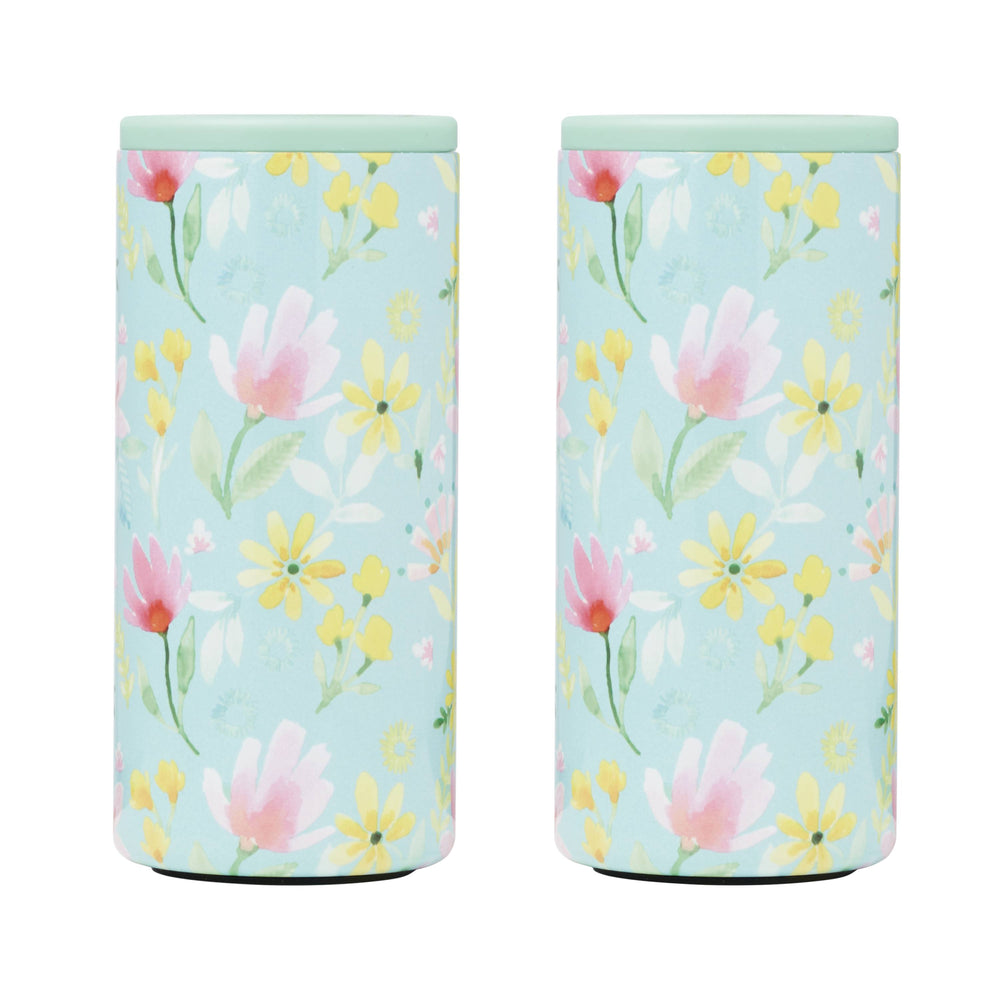 Lenox Cambridge Pastel Floral Can Coolers, Set of 2 NO COLOR METAL E9197PCBWFDS
