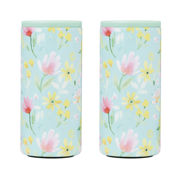 Lenox Cambridge Pastel Floral Can Coolers, Set of 2 NO COLOR METAL E9197PCBWFDS