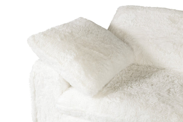 Hooker Furniture Barefoot Plush Two-Seat Sofa In Yakety Yak Natural Fabric — Modern Boxy Silhouette, Cozy Comfort 45.00 L x 90.00W x 24.75H SS410-2PC-410