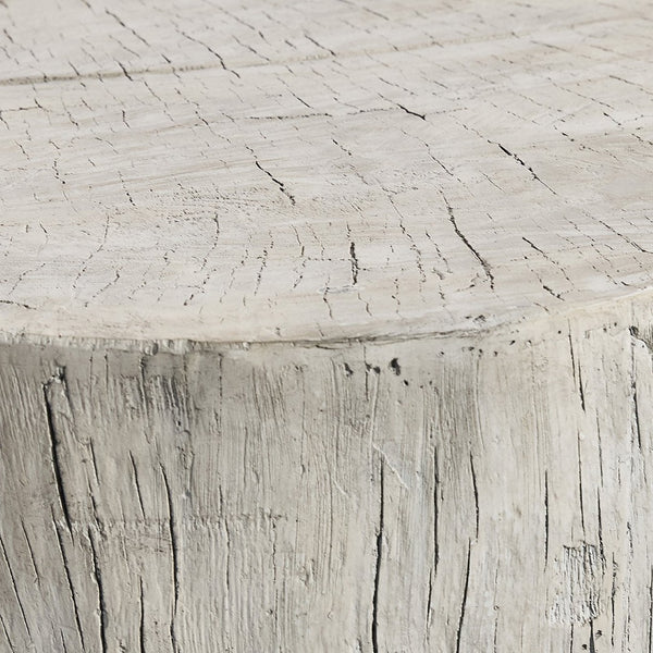 Bernhardt Bernhardt Bois Faux Wood Resin Cocktail Table Sculpted Tree Trunk Living Room Accent 32" 581011