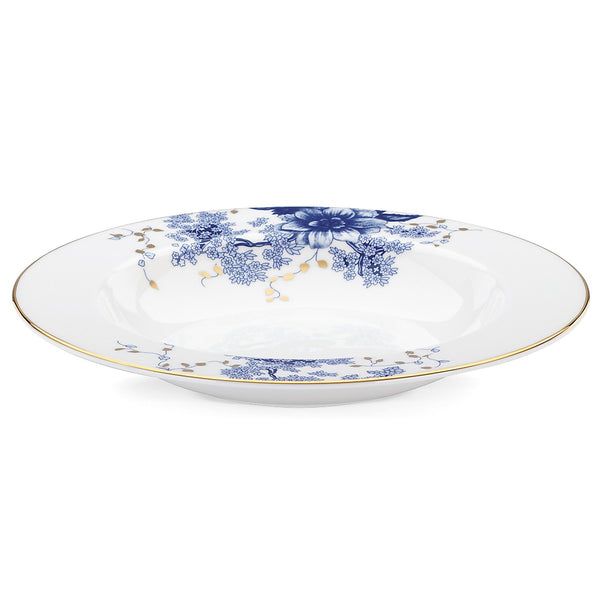 Lenox Garden Grove Rimmed Bowl Blue, WHITE BONE CHINA 834257