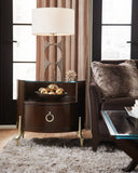 Bella Donna Round Side Table Brown BellaDonna Collection 6900-80414-89 Hooker Furniture