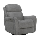 Parker Living Quest - Upgrade Charcoal Cordless Swivel Glider Recliner - Powered By Freemotion - Set of 2 Upgrade Charcoal MQUE#812GSPH-P25-2-UPCH Parker House