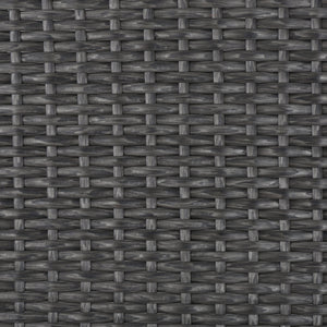 English Elm Christopher Knight Home® - SANTA SANTA ROSA BENCH Grey+Silver Wicker Outdoor Patio Bench with Foam Cushion, Weatherproof, 300lb Capacity 62571.00GRY