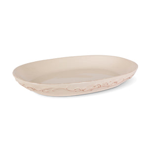 Acanthus Stoneware Oval Serving Platters, Set of 2 EAW95519 Park Hill