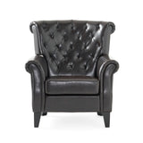 Christopher Knight Home® - Noble House - Greggory Oversized Tufted Hazelnut Brown Leather Club Chair