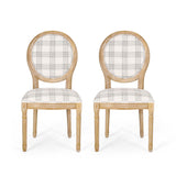 Christopher Knight Home® - Noble House - Phinnaeus French Country Fabric Dining Chairs - Set Of 2