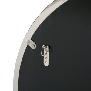 English Elm Christopher Knight Home® - MIRROR Aschton 31.5" Round Wall Vanity Mirror with Slim Stainless Steel Frame for Modern Baths 62125.00