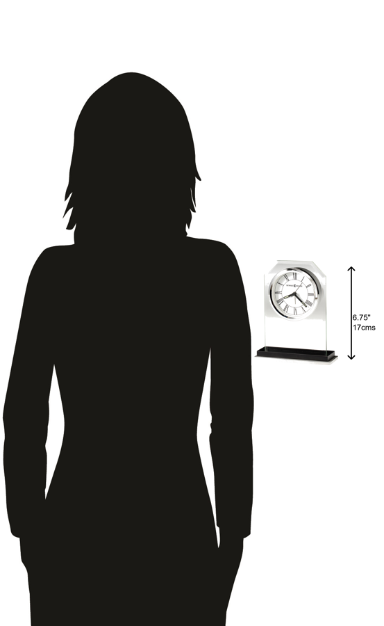 Hekman Furniture 645785 Emerson Tabletop Clock - Elegant Glass Design With Quartz Movement For Timeless Sophistication  Emerson Tabletop Clock 645785