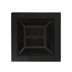 English Elm Outdoor Square Mgo Concrete Wood Burning Fire Pit with Spark Screen for Patio Gatherings 72476.00