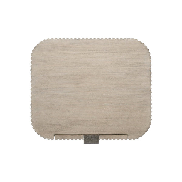 Bernhardt Bernhardt Lucerne Wire-brushed Oak Bedside Chest with Usb Charging and Soft-close Drawers 23.5" W x 19.75" D x 29" H 393229