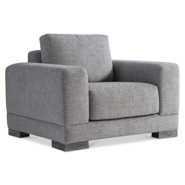 Bernhardt Bernhardt Lars Chair — Modern Geometric Silhouette With Deep Cushioning, Wide Track Arms, Customizable Fabric - Made to Order B1262A