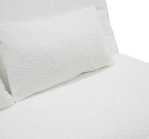 VIG Furniture Racine Modern Modular Sofa With Pocket-Spring Seats, Feather-Blend Cushions & Configurable Chaise White Sectional Sofa VGSX-FF22054-WHT