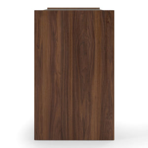 VIG Furniture Rado Modern Walnut Dresser With Stucco Drawers, 6 Soft-Close Storage, Italian Craftsmanship, Ready To Use VGACRADO-DRS