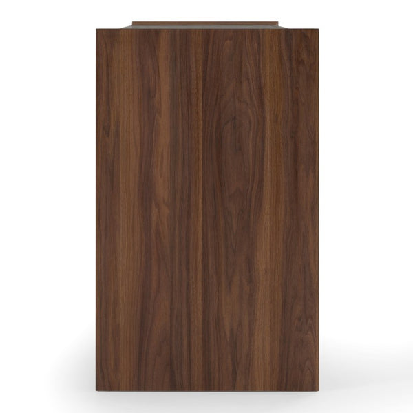 VIG Furniture Rado Modern Walnut Dresser With Stucco Drawers, 6 Soft-Close Storage, Italian Craftsmanship, Ready To Use VGACRADO-DRS