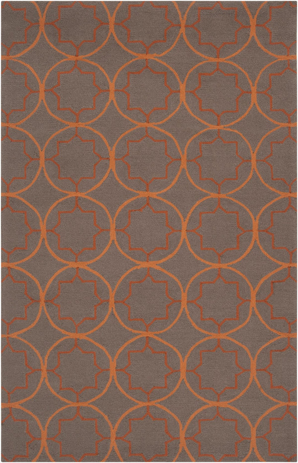 Surya Rain Handmade 5' X 8' Rustic Rug - Comfy, Durable, And Easy To Clean For A Cozy Home Transformation Dark Brown Polypropylene Rai1095-58