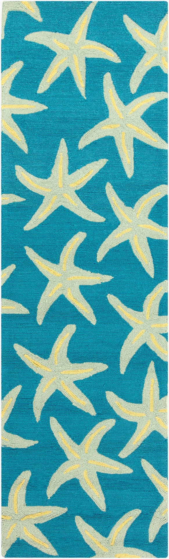 Surya Rain Handmade 5' X 8' Rustic Rug - Comfy, Durable, And Easy To Clean For A Cozy Home Transformation Blue Polypropylene Rai1137-268