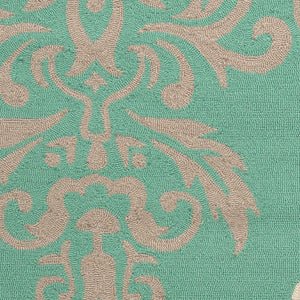 Surya Rain Handmade 5' X 8' Rustic Rug - Comfy, Durable, And Easy To Clean For A Cozy Home Transformation Emerald Polypropylene Rai1162-8rd