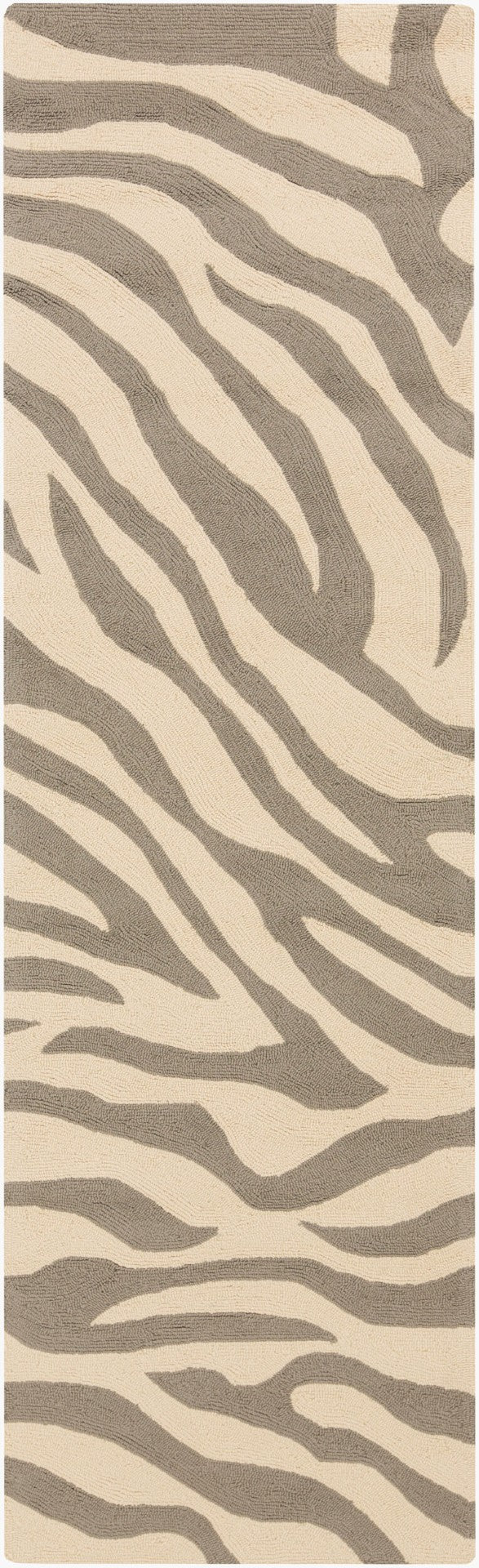 Surya Rain Hand Hooked Polypropylene Runner Rug for Hallways Entryways and Modern Homes RAI1172-268