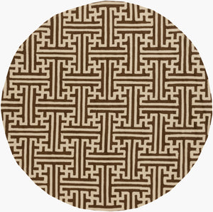 Surya Rain Handmade 5' X 8' Rustic Rug - Comfy, Durable, And Easy To Clean For A Cozy Home Transformation Ivory Polypropylene Rai1190-8rd