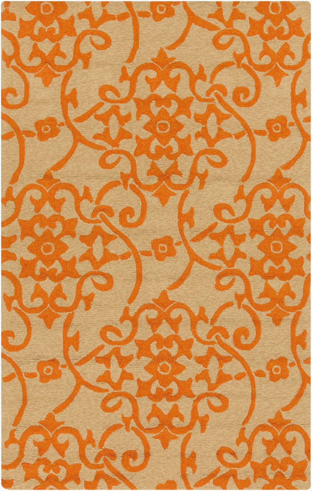 Surya Rain Hand Hooked Polypropylene Area Rug Rustic Farmhouse Accent for Entryways RAI1195-35