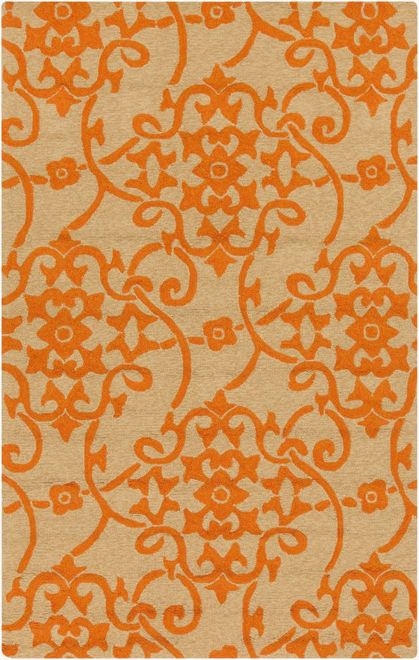 Surya Rain Hand Hooked Polypropylene Area Rug Rustic Farmhouse Accent for Entryways RAI1195-35