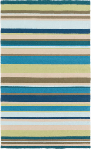 Surya Rain Handmade 5' X 8' Rustic Rug - Comfy, Durable, And Easy To Clean For A Cozy Home Transformation Grass Green Polypropylene Rai1208-1014
