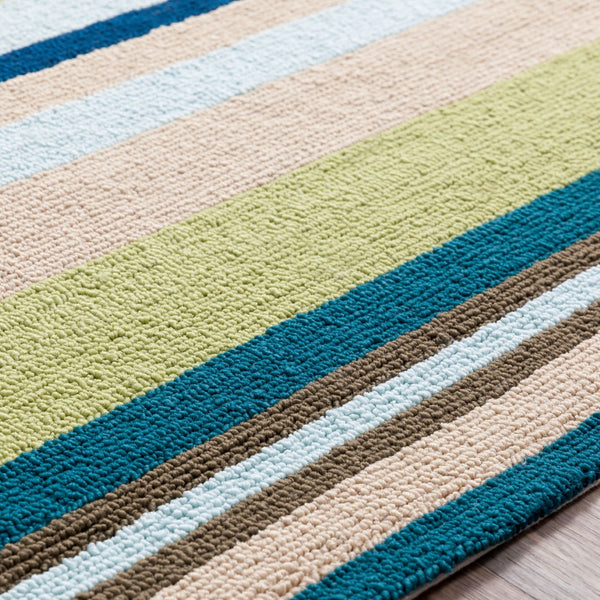 Surya Rain Handmade 5' X 8' Rustic Rug - Comfy, Durable, And Easy To Clean For A Cozy Home Transformation Grass Green Polypropylene Rai1208-1014